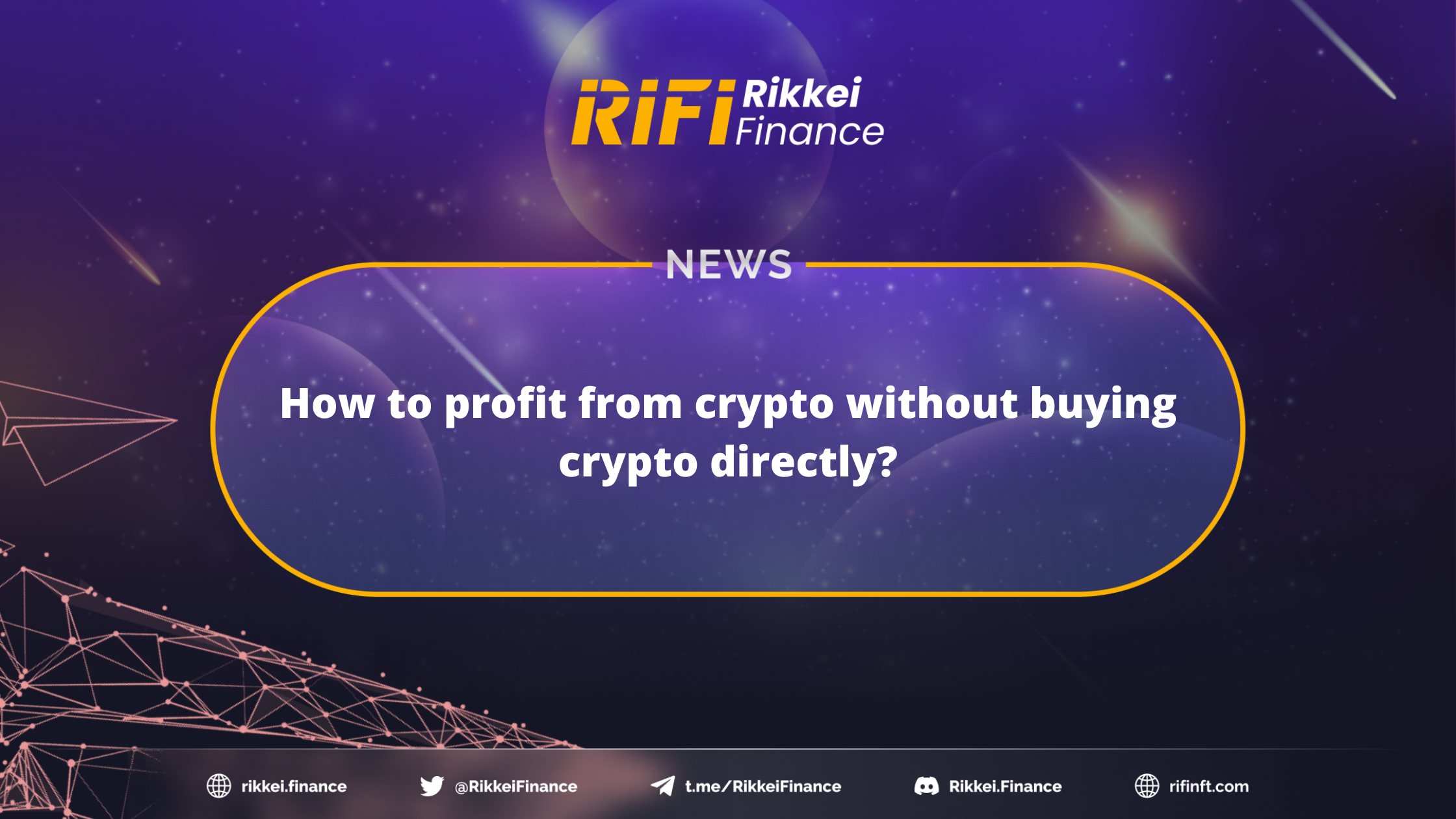 How to profit from crypto without buying crypto directly?